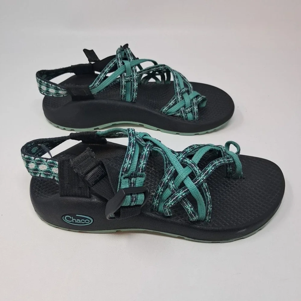 Chaco ZX3 Yampa Sandals Women's 5 Chuckwalla Aqua Hiking Trail Water Shoe Vibram - Picture 3 of 8